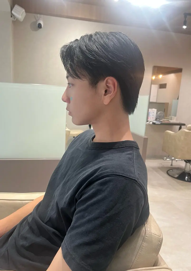 カラー メンズ メンズパーマ 黒髪 ヘアカラー 👦メンズ/カラー とくだ すみれのヘアスタイル