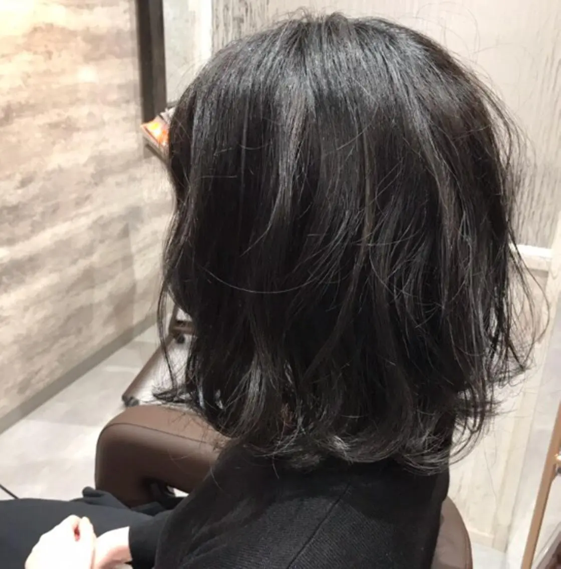 ショート カラー ブルーカラー ブルージュ 🫟Blanco🫟 Color&Careのヘアスタイル