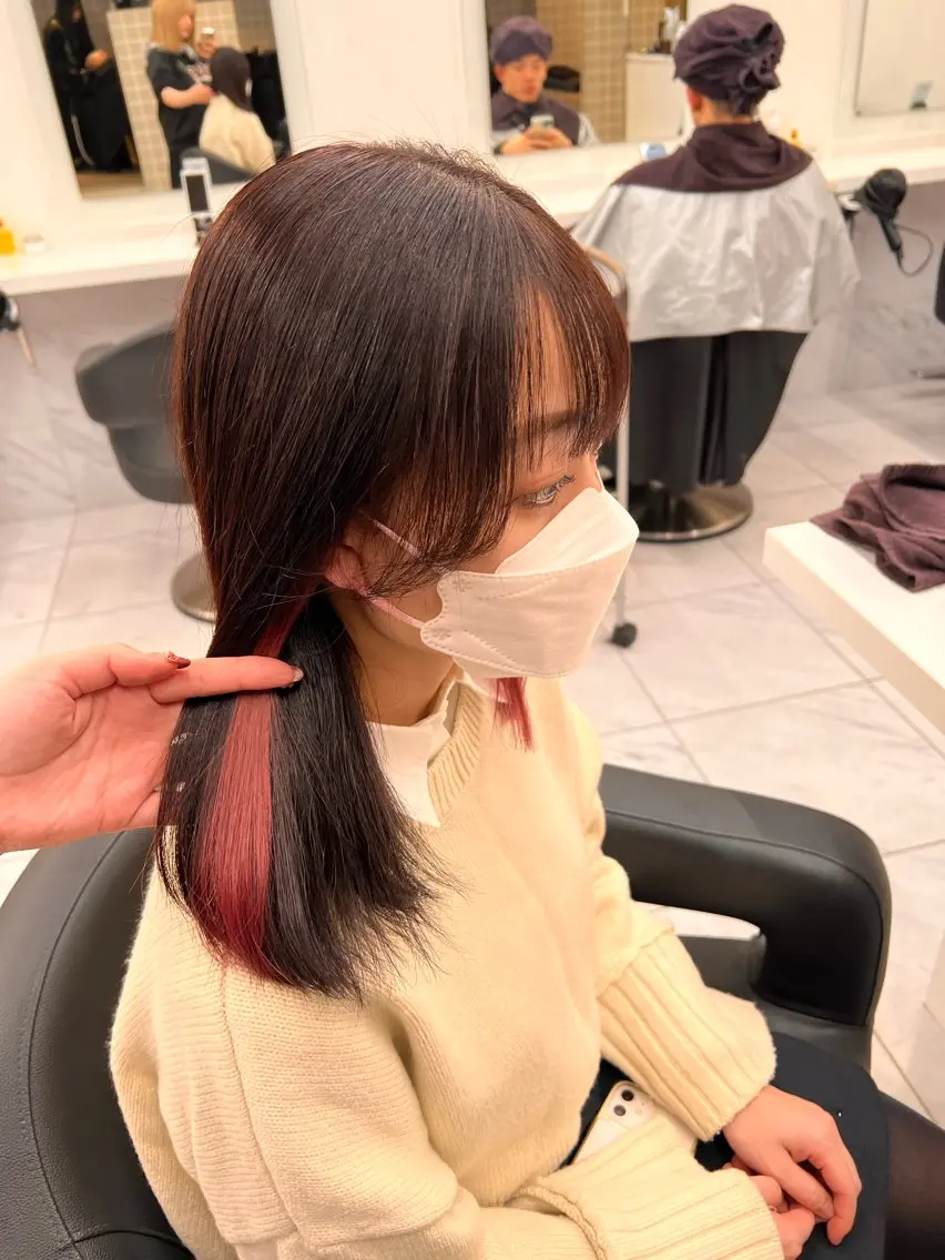 ミディアム カラー 💖札幌カラー 指名No.1💖玲奈のヘアスタイル