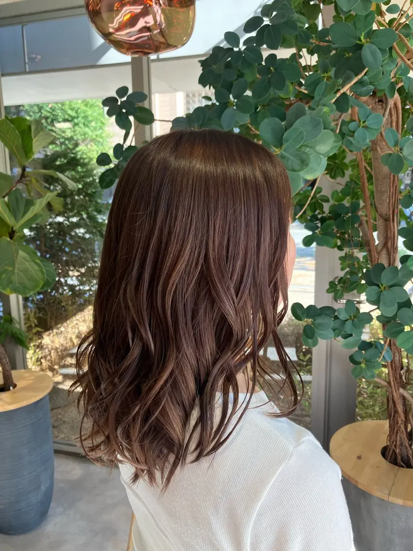 カラー ブラウンカラー ココアブラウン 🫧kitazawa yurika🫧のヘアスタイル