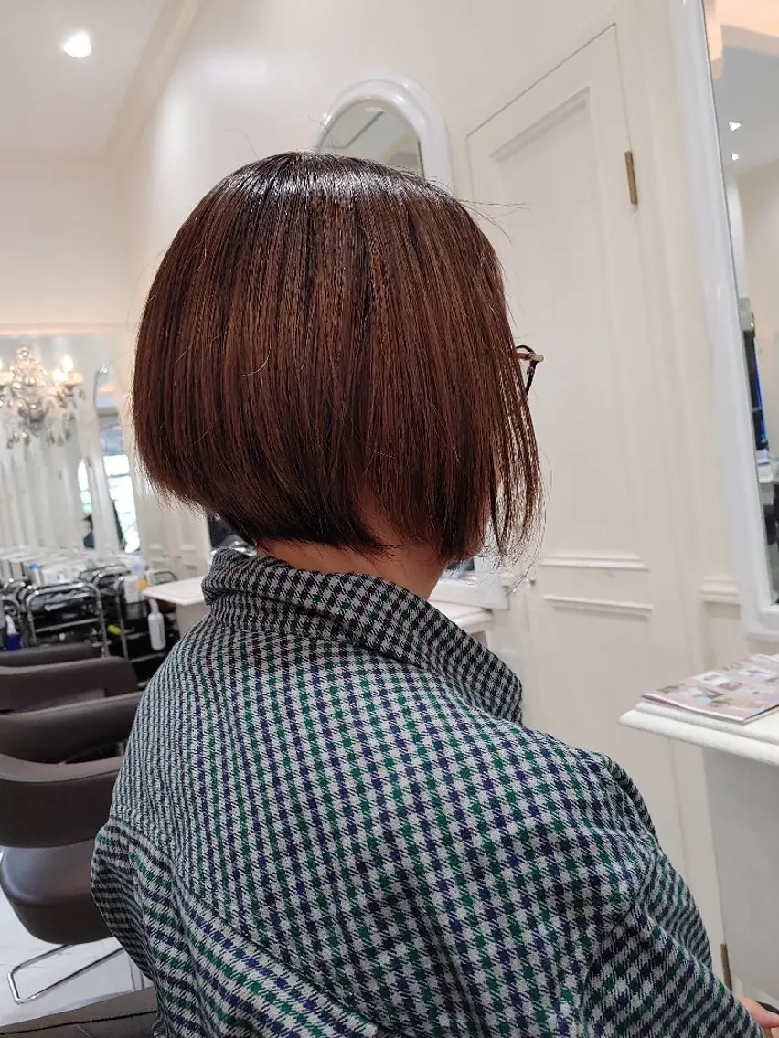 ショート トリートメント カット ヘアカラー トリートメント 中村 裕昭のヘアスタイル