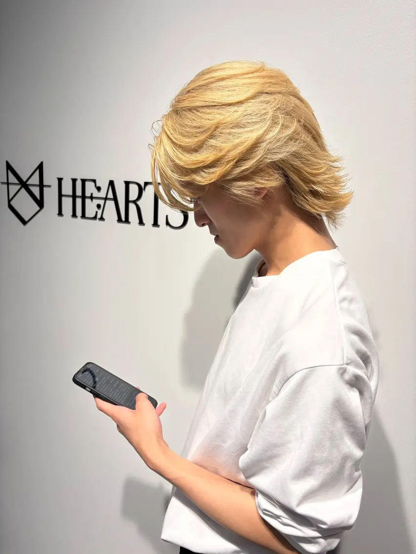 メンズ カット 盛れる💕レイヤー 🎀🇰🇷カナヤのヘアスタイル