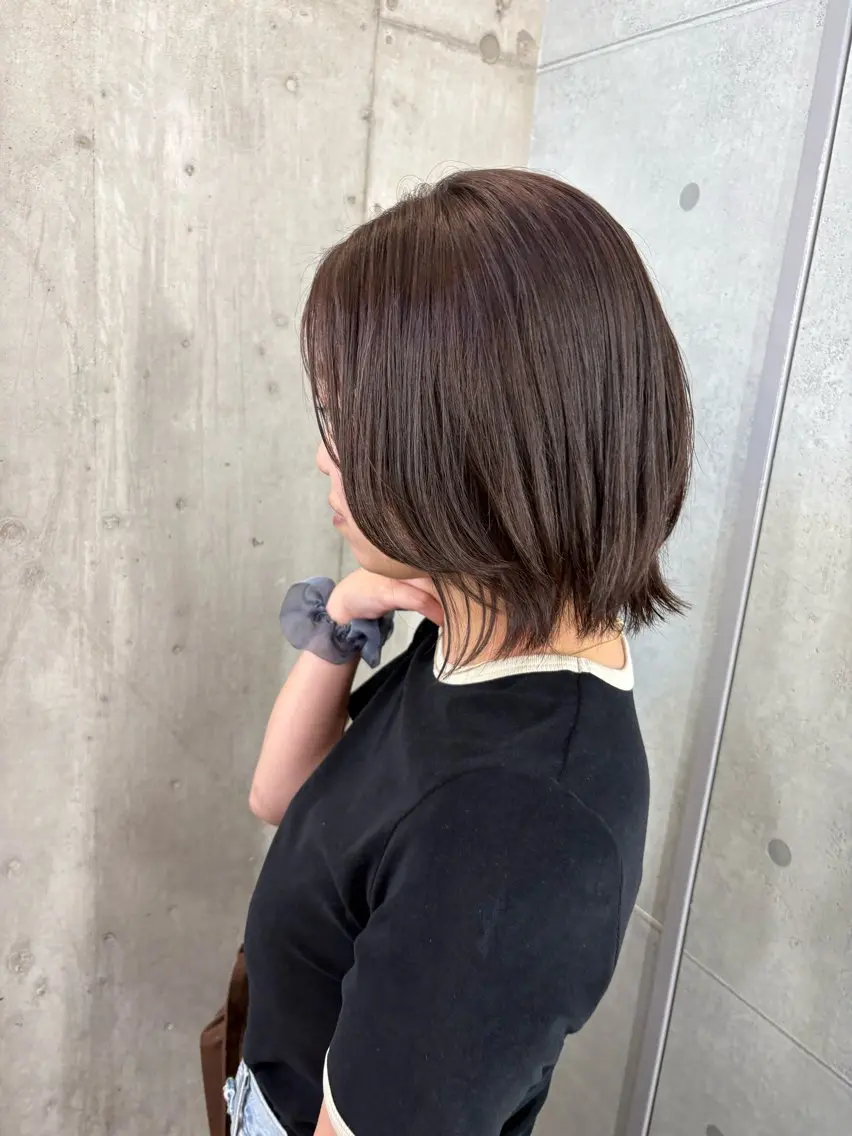 カラー 透明感カラー 加藤志保 🎗️🫧モデル募集のヘアスタイル