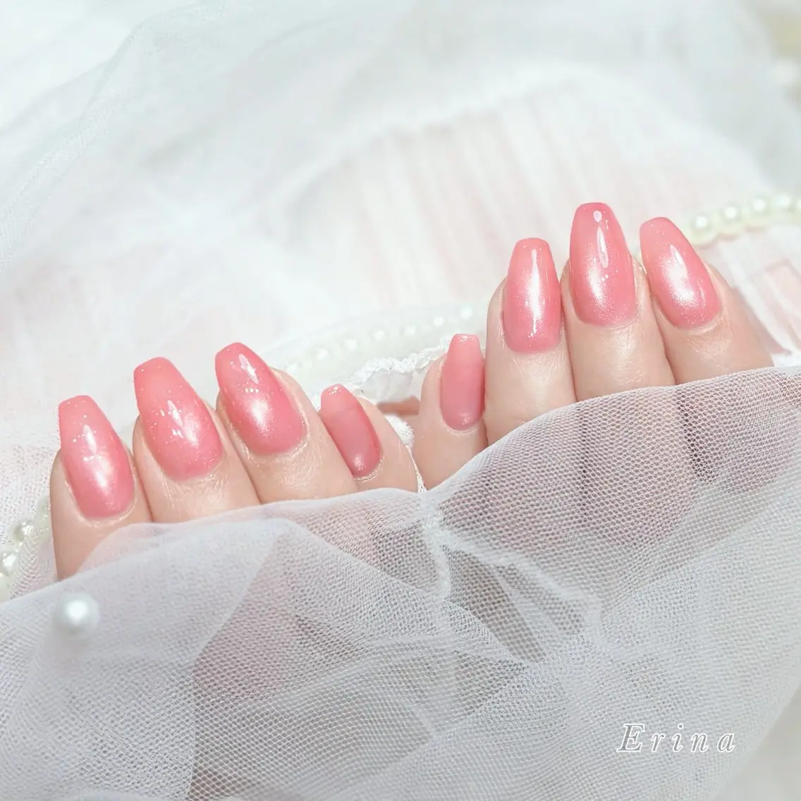【minimo限定✨】長さ出し10本🎀マグネット🧲フラッシュ💎ワンカラー✨🧸の写真