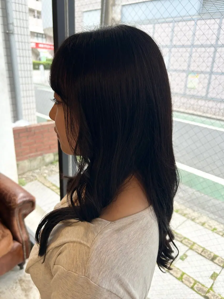 セミロング トリートメント たまき /カラーモデル募集中のヘアスタイル