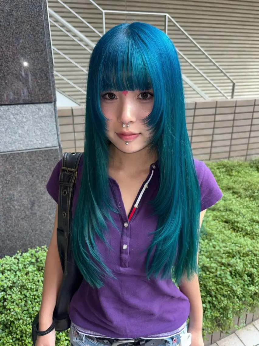 ロング カラー ヘアカラー トリートメント ⭐︎似合わせカラー /レイヤー✩momoのヘアスタイル