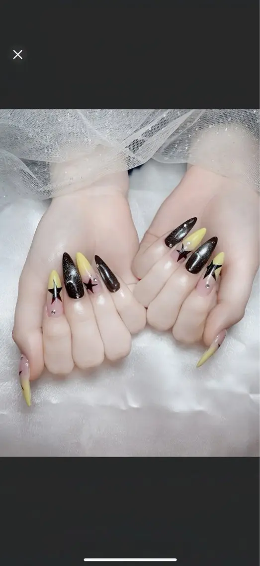 ネイル オーロラネイル チークネイル 桜ネイル クリアネイル ドット ハンドネイル Rin Nail 新大久保店のネイルデザイン