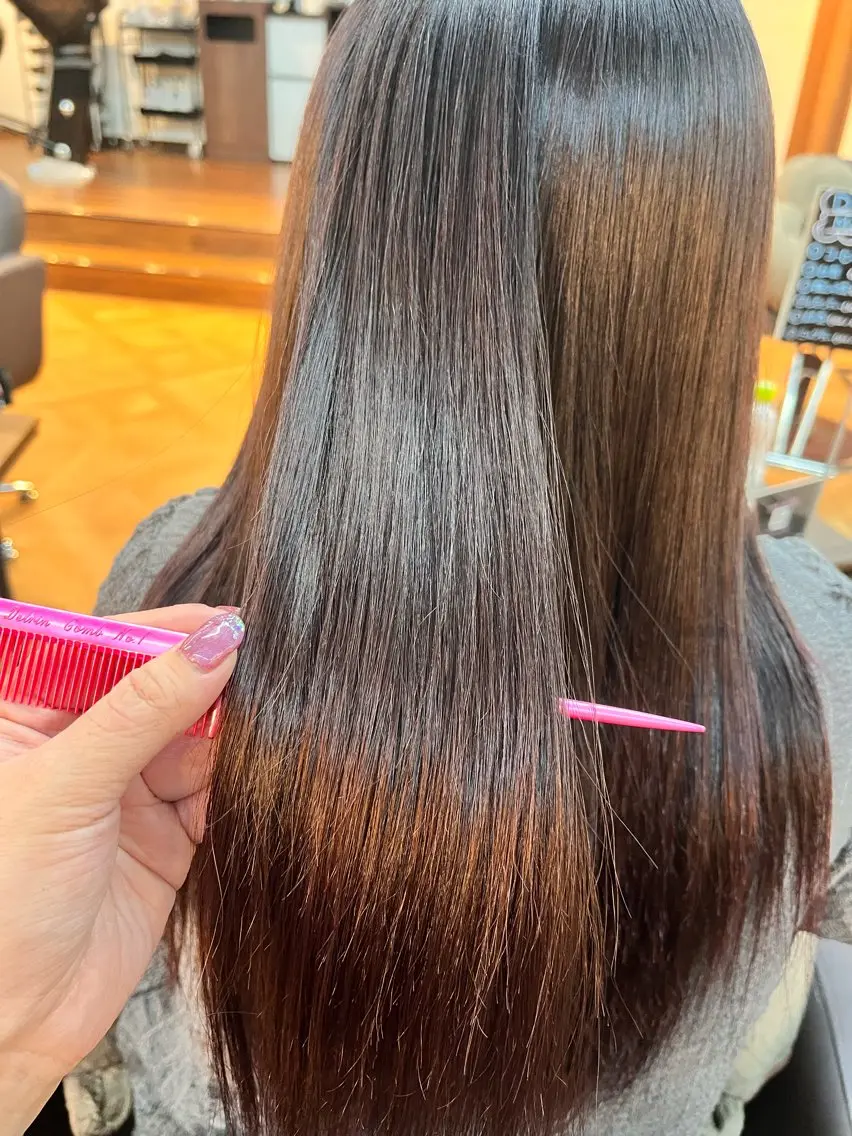 セミロング 🍒Ayana🍒 艶カラー🍒のヘアスタイル