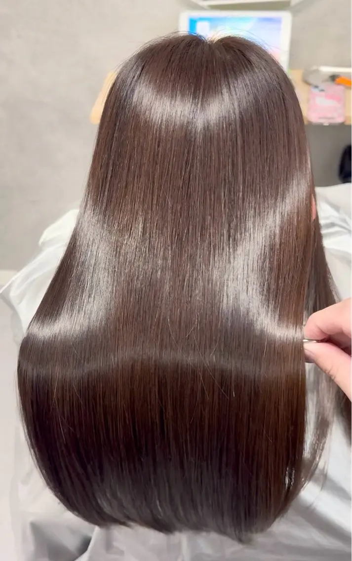 ミディアム 縮毛矯正 【海外ボーイ風】 竹元恒太のヘアスタイル