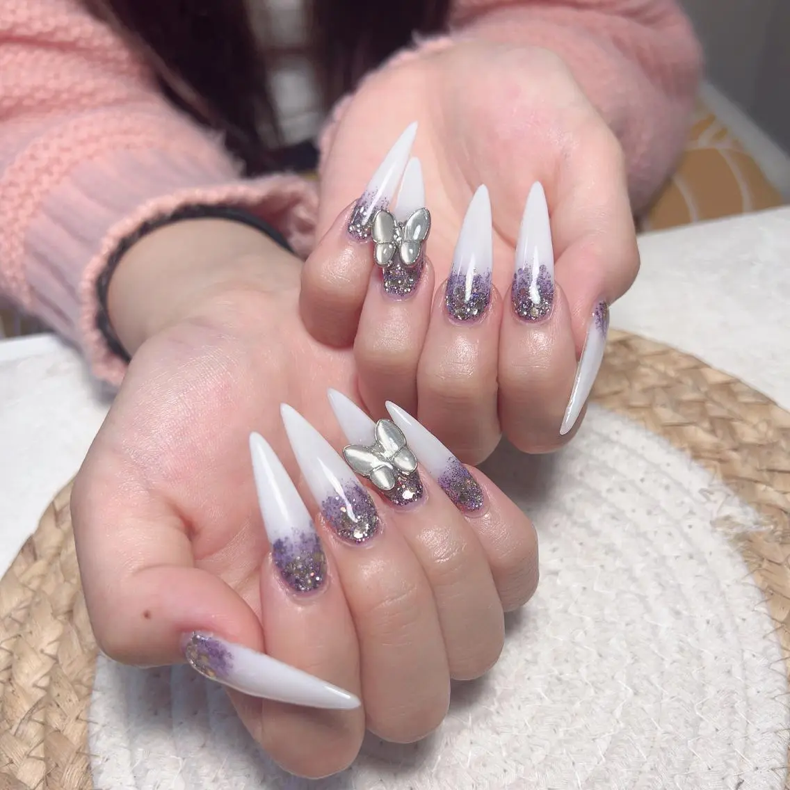ネイル ハンドネイル M 🌷Nail 長さだし専門店のネイルデザイン