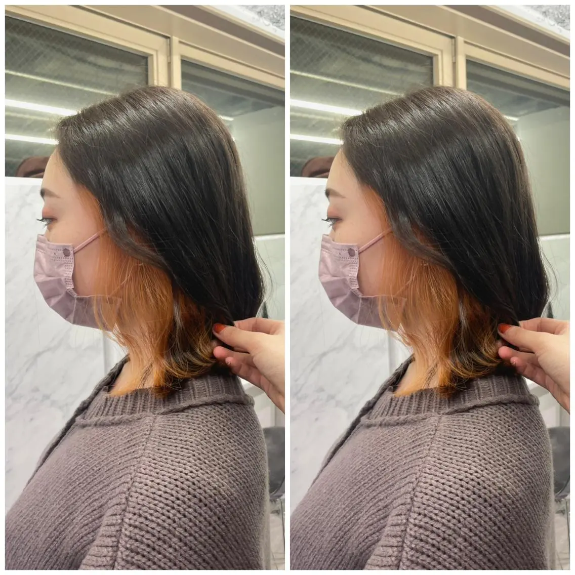 ミディアム 🦋プルエクステ ARISA🦋のヘアスタイル