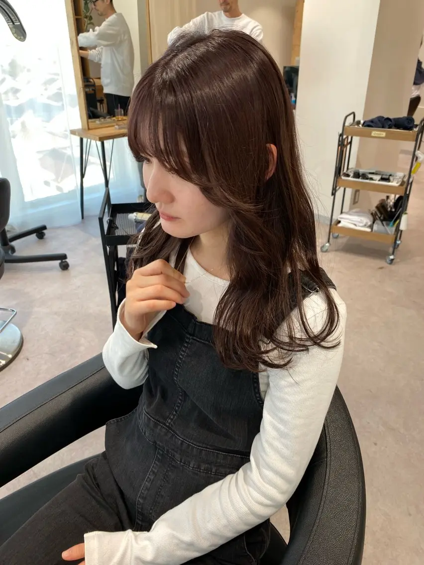 ロング カラー カット ヘアカラー iroha/ n.w.h🎀のヘアスタイル