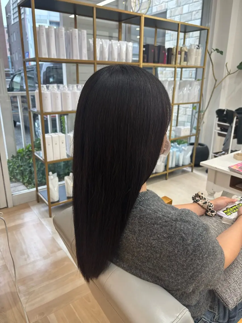 ロング トリートメント ワタセ ヒメカのヘアスタイル