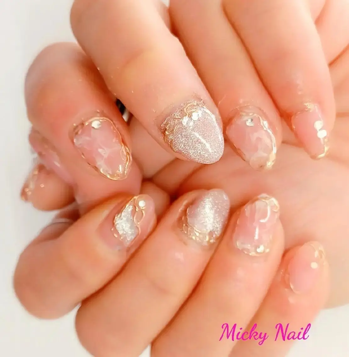 ネイル マグネットネイル ピンク Micky nail chikushinoのその他イメージ