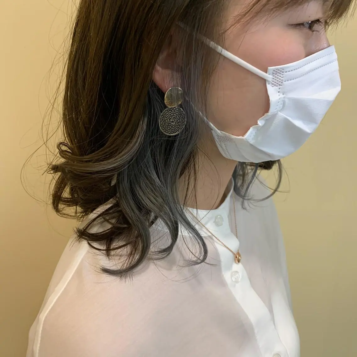 セミロング カラー LUCIE リタ🎀のヘアスタイル