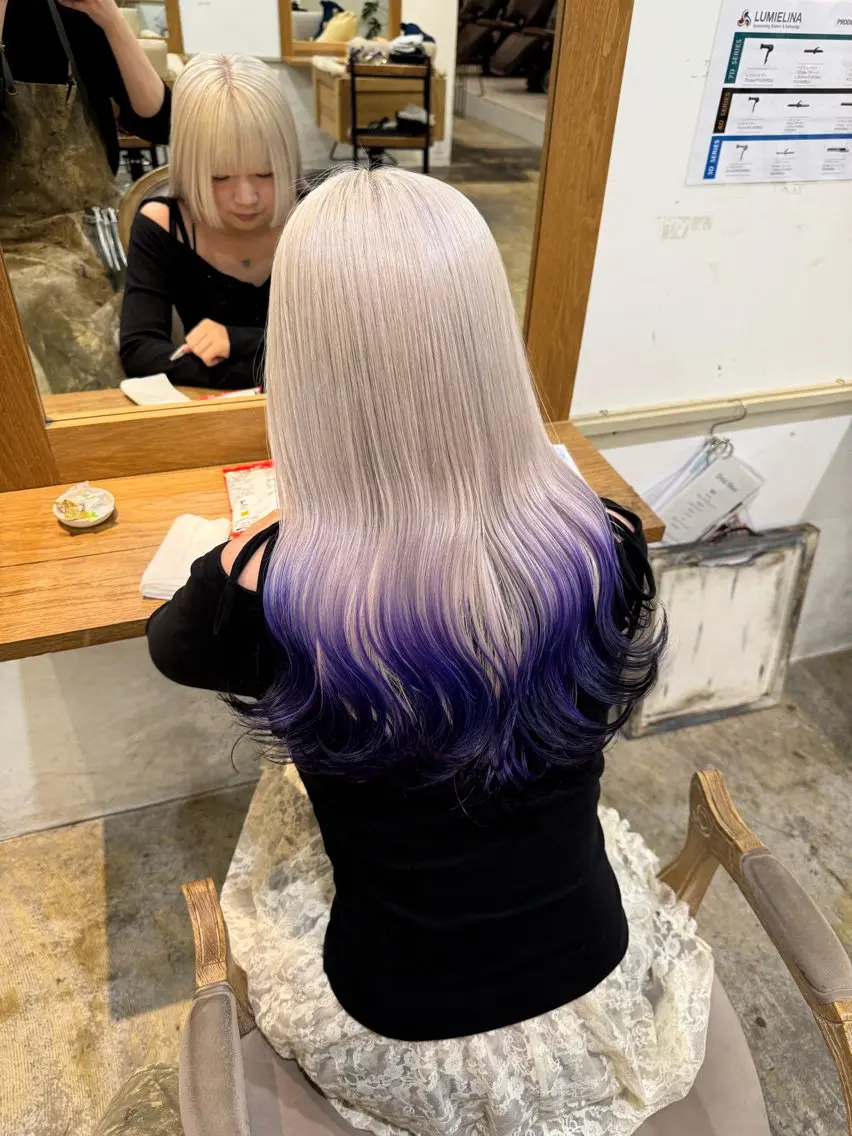 ミディアム Honoka👧🏼 ルーツ、グラデ特化のヘアスタイル