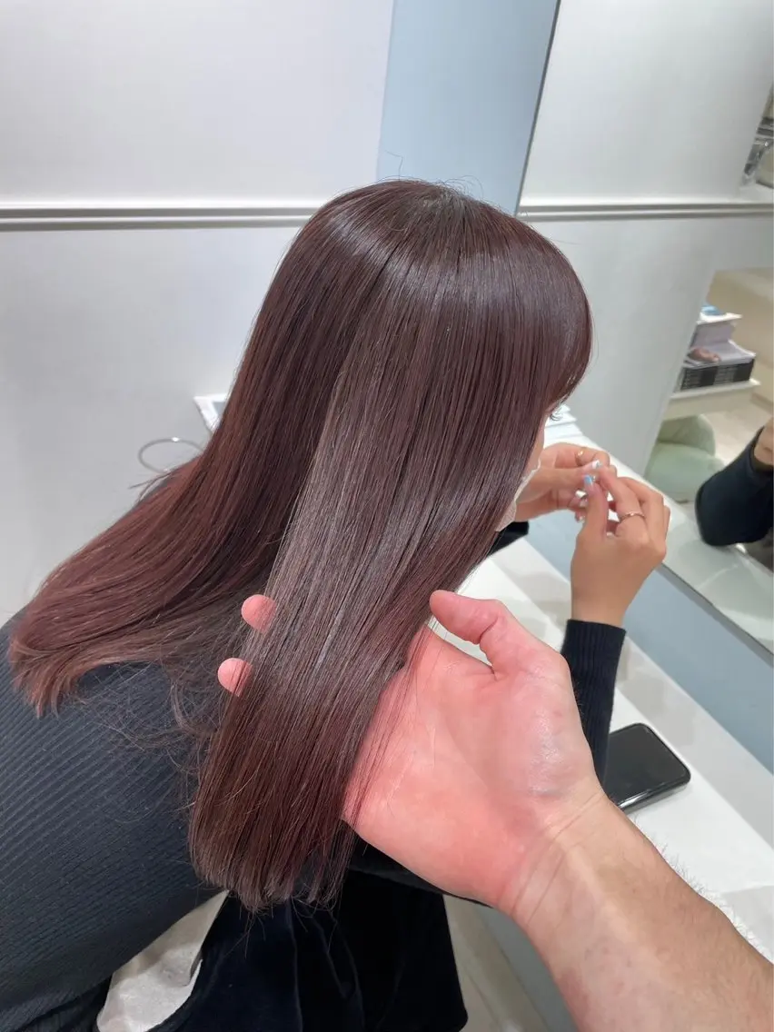 ロング カラー ParveMix 🪽鳥取彩花のヘアスタイル