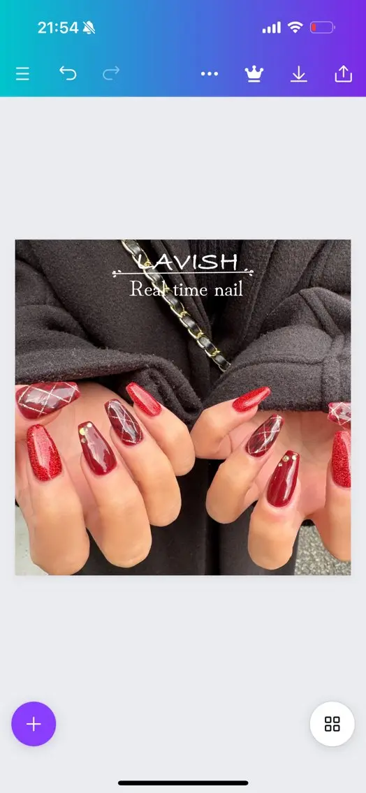 ネイル LAVISH 大和店 emi・:*+のネイルデザイン