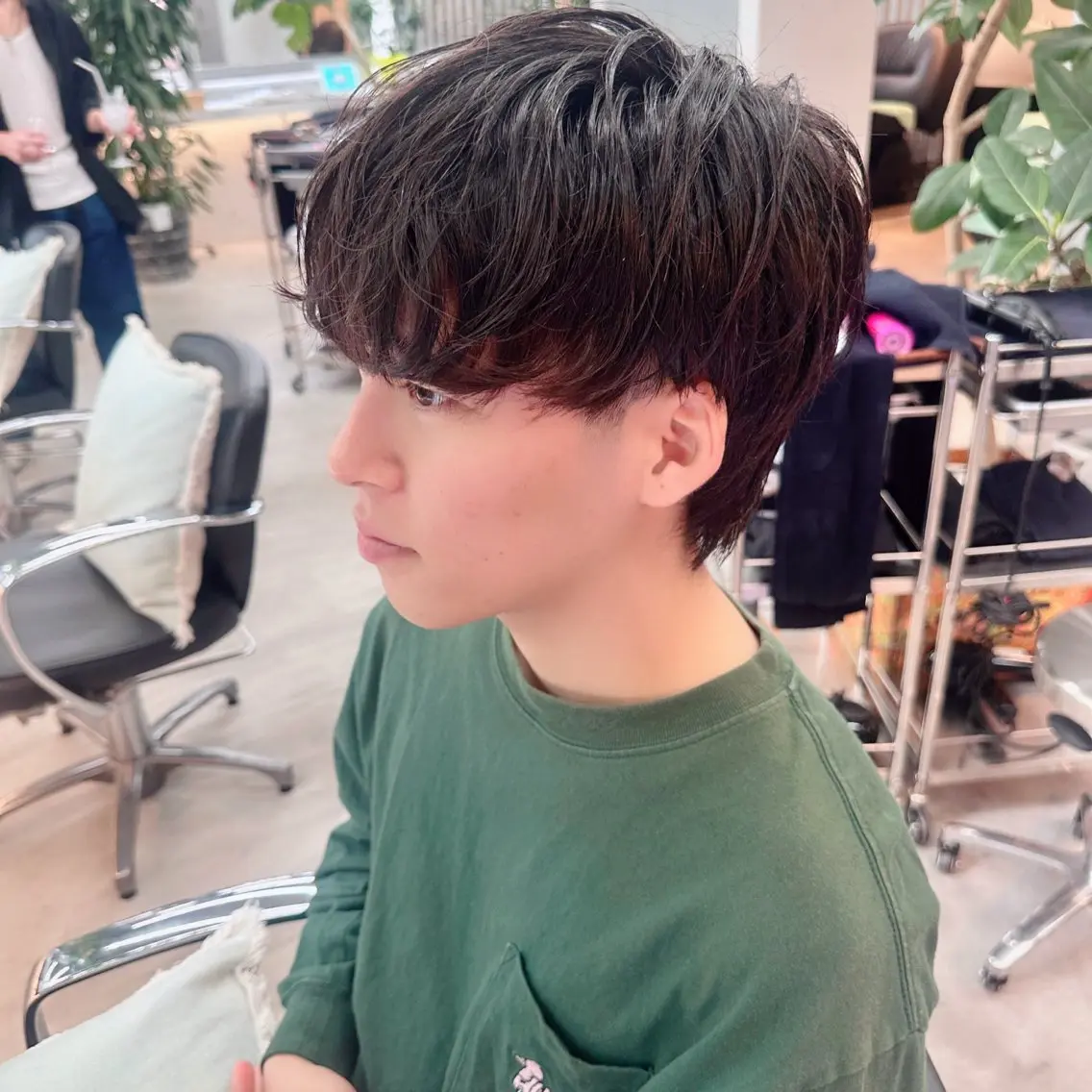 ショート メンズ 岡野 静華のヘアスタイル