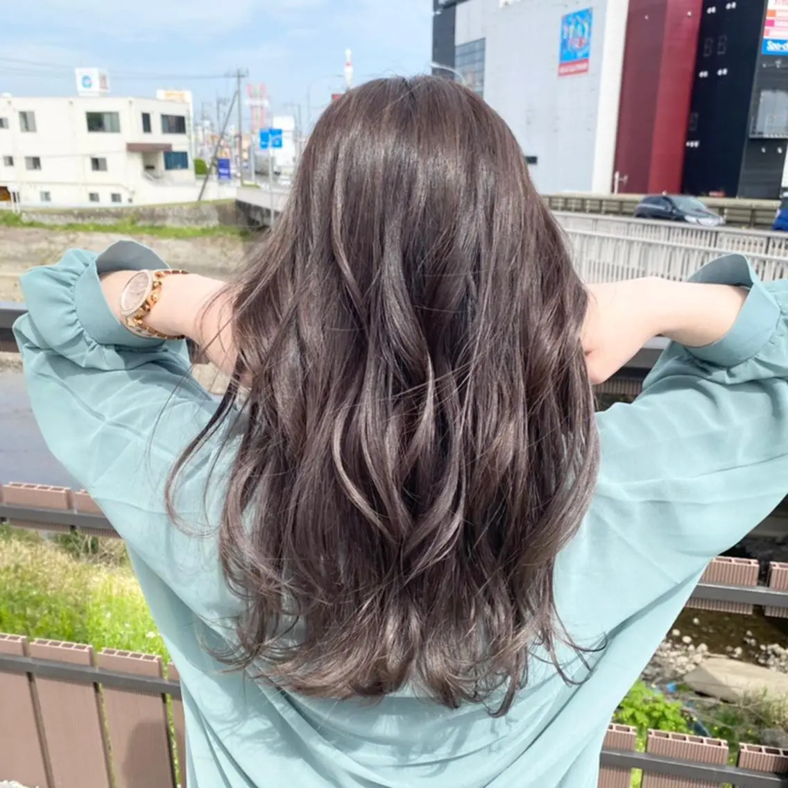 似合わせカット+透明感カラーの写真