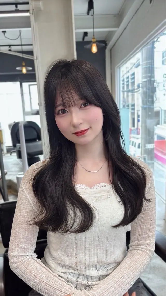 ロング カラー ロング ‎Lby home 🪽mikuのヘアスタイル