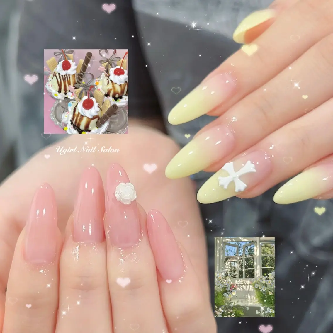 ネイル ハンドネイル 🪄mimi🎀 Midori🪽のネイルデザイン