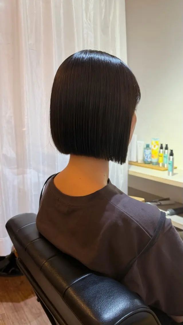 縮毛矯正 トリートメント nendo kanaのヘアスタイル
