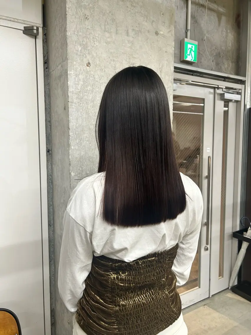 セミロング 松井ゆら/ ショート/縮毛矯正のヘアスタイル
