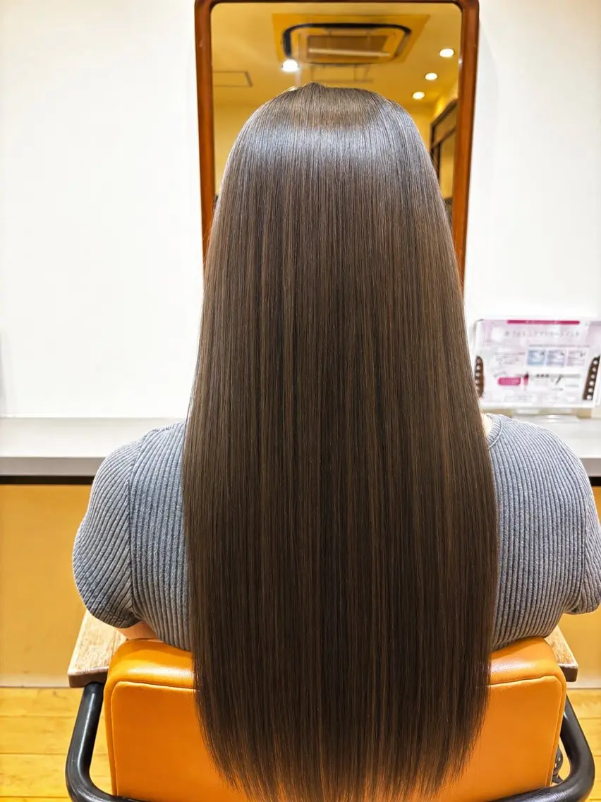 カラー CLAPSコハク モデル募集のヘアスタイル