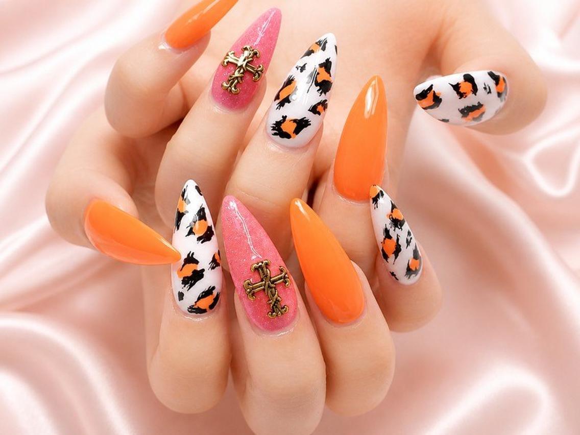 ネイル アニマル柄 ハンドネイル Lili Nail Studio西荻窪店のネイルデザイン