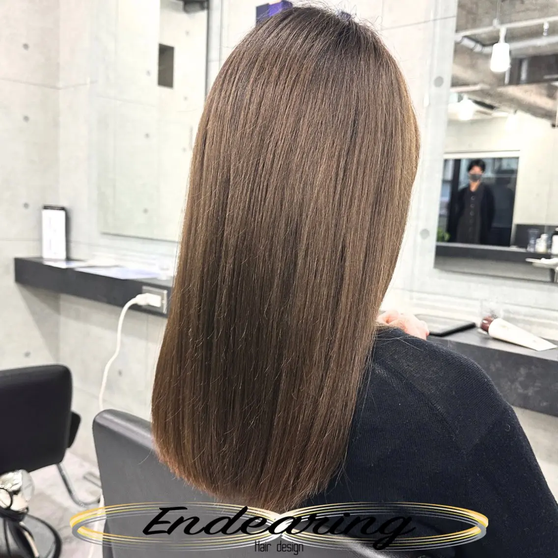 セミロング ヘアカラー Endearing 銀座/レイヤーカットのヘアスタイル
