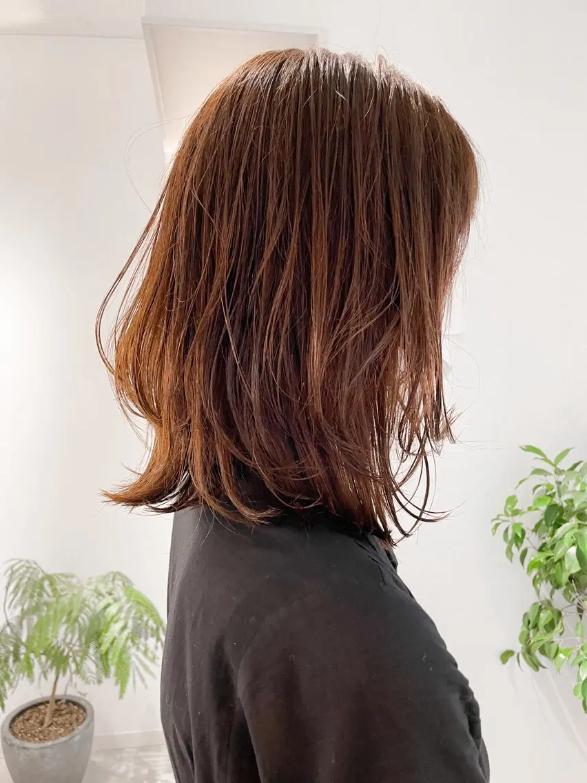 ミディアム カラー カラー/レイヤー /カット泉谷七登のヘアスタイル