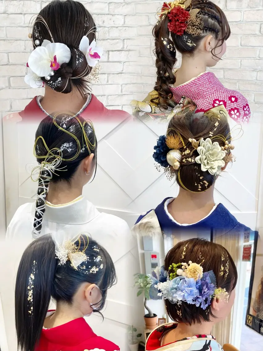 ヘアアレンジ あやかショート 白髪ぼかしのヘアスタイル