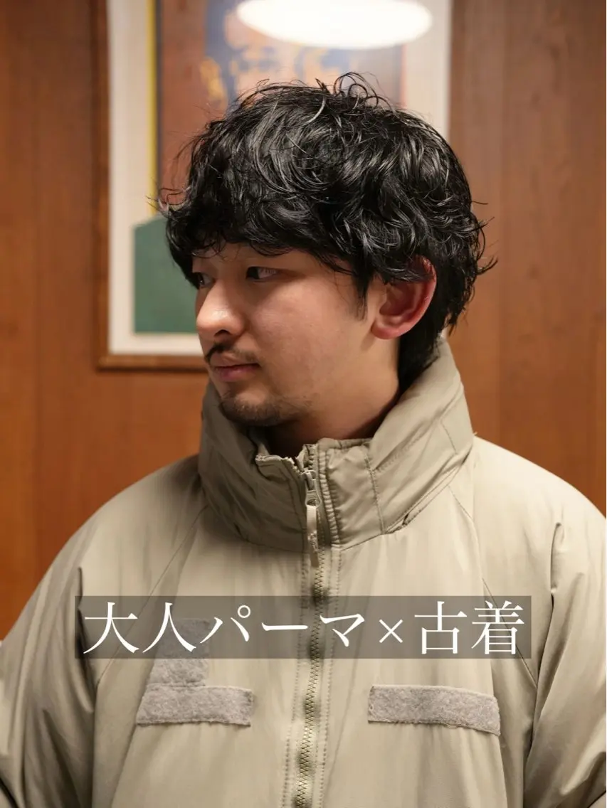 パーマ メンズ メンズパーマ いしだ りょうのヘアスタイル