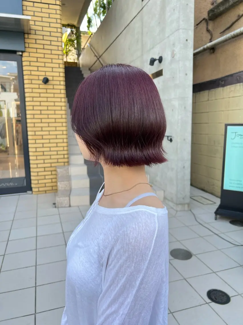 ショート カラー カット ヘアカラー トリートメント 似合わせヘア🫶🏻 つきいてるみのヘアスタイル