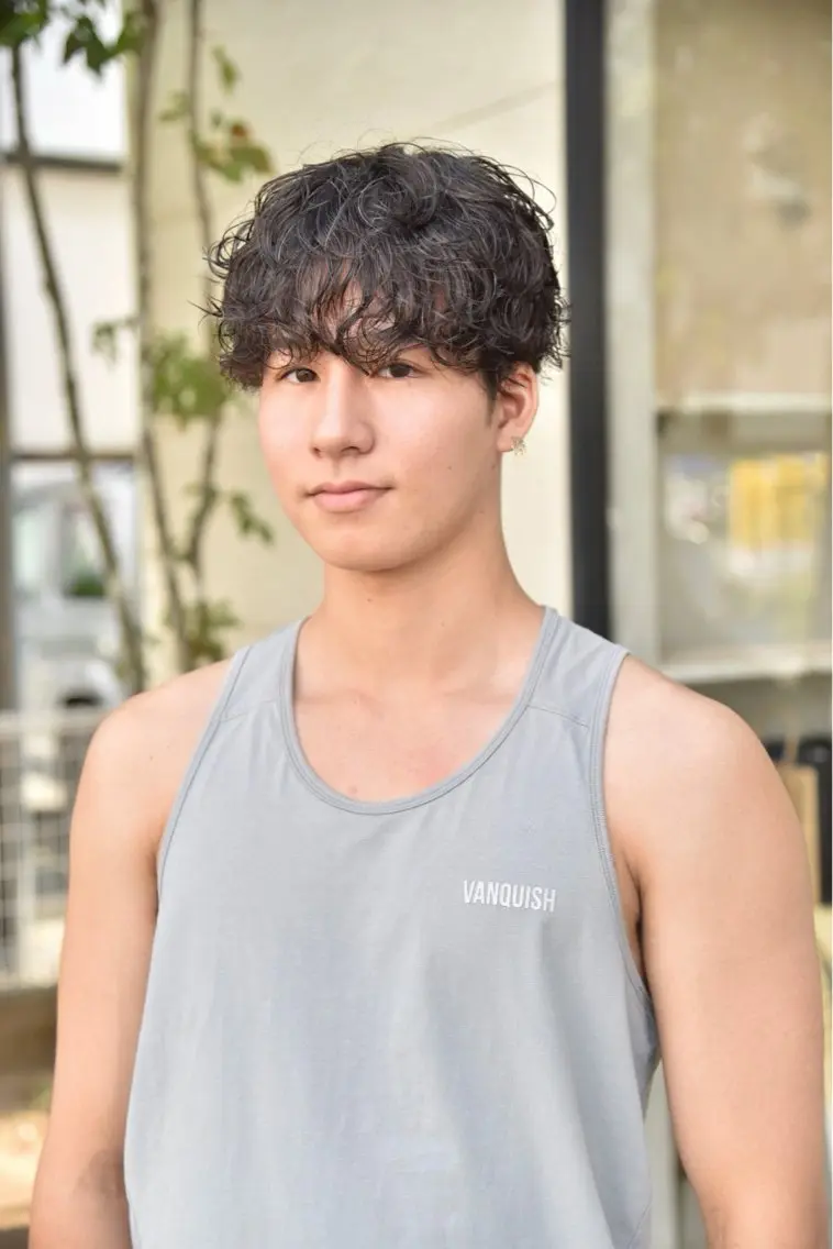ショート パーマ メンズ特化 想大のヘアスタイル