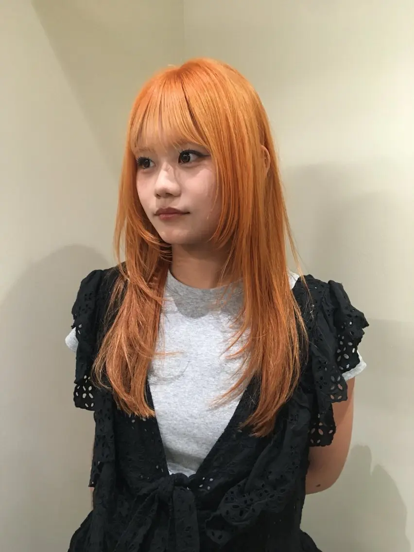 ロング カラー カット ヘアカラー トリートメント natsuki /HUIのヘアスタイル
