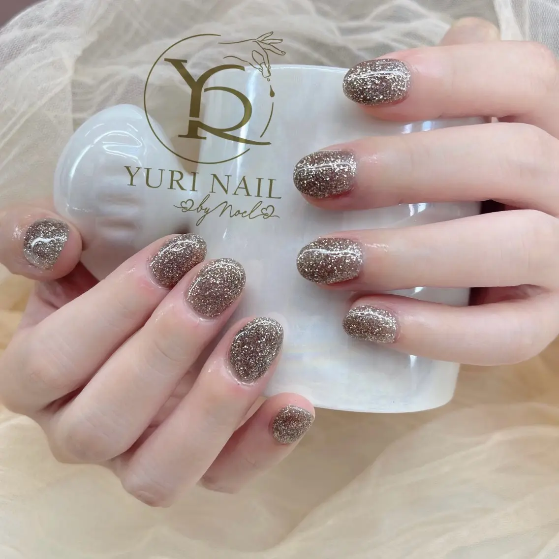 ネイル チークネイル フットネイル フレンチネイル グラデーション キラキラネイル ハンドネイル フットネイル ハンドケア YURI Nail Funabashiのネイルデザイン