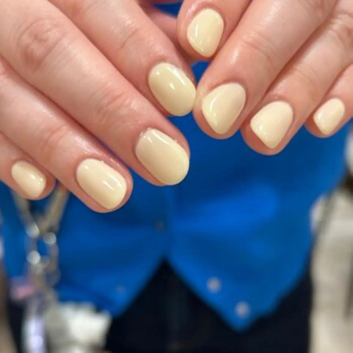 ネイル 春ネイル 黄色 ハンドネイル パラジェル認定サロン N°nail 立川のネイルデザイン