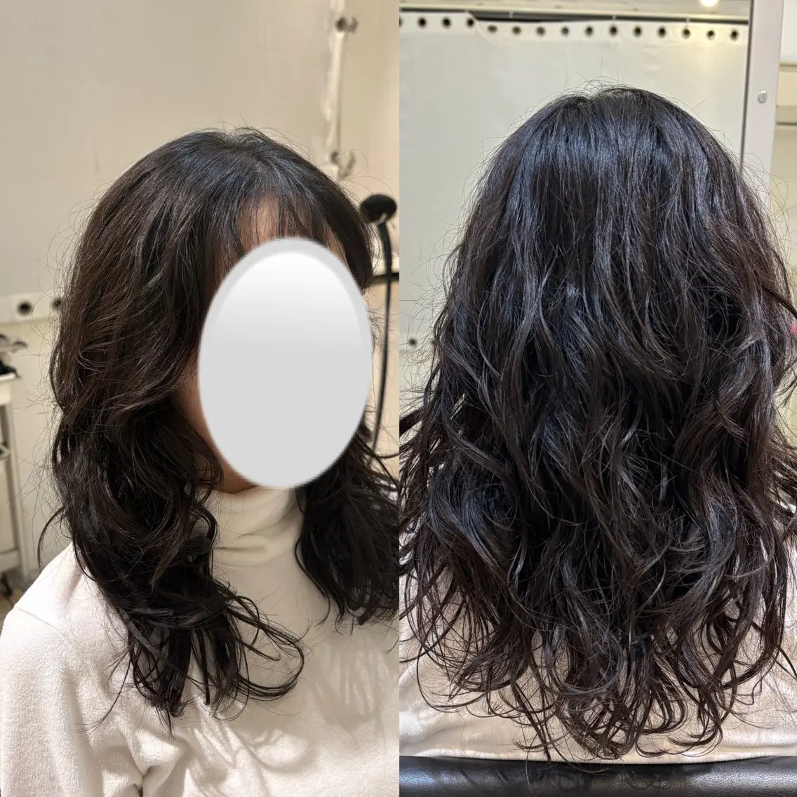ロング パーマ ショートカット/ カラーARAI🫧のヘアスタイル