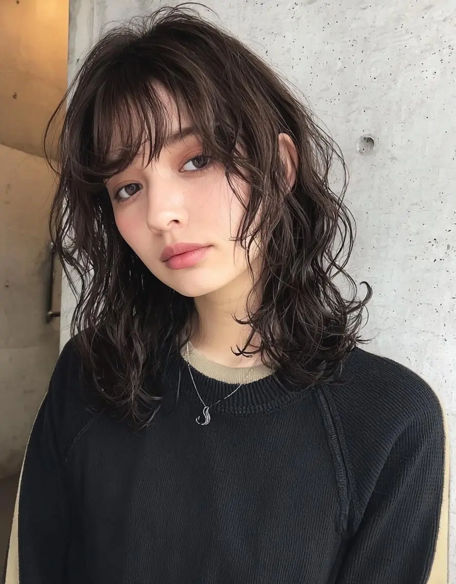 小顔カット+トリートメントケアパーマ✨の写真