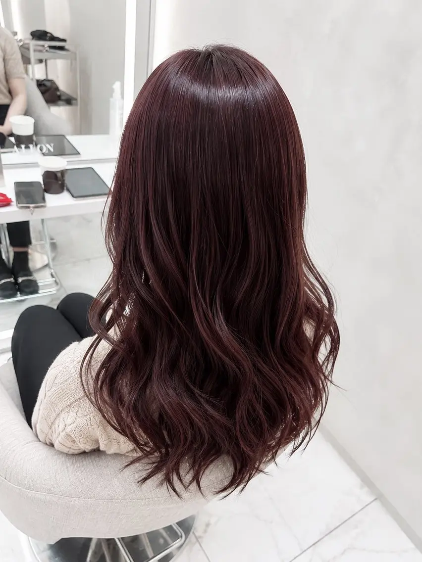 ロング カット ヘアカラー トリートメント デザインカラー特化 ⚜️SHUTOのヘアスタイル