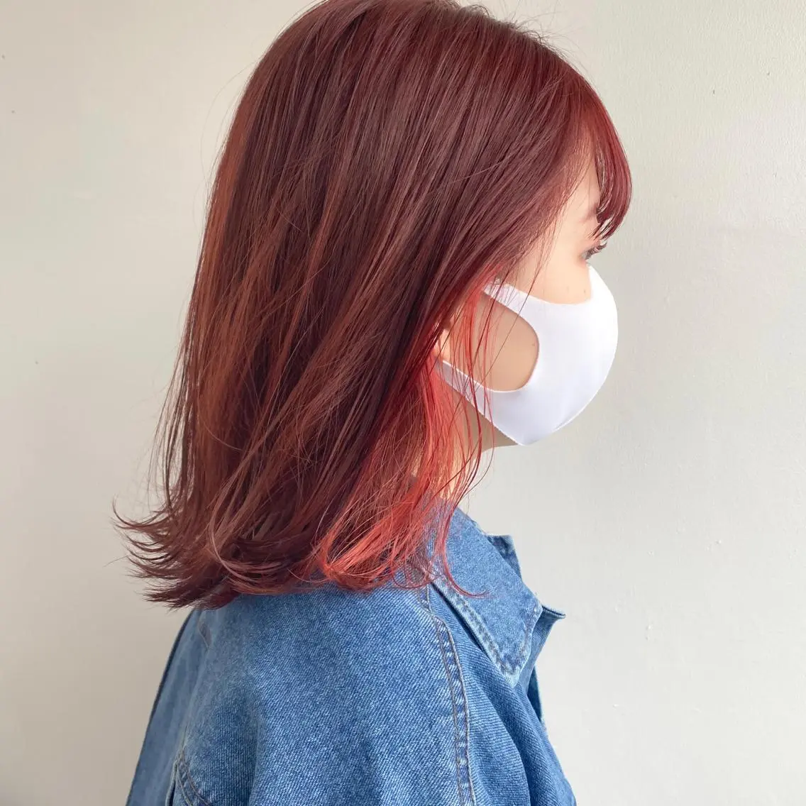 ミディアム カラー 中屋恵美⁑透明感 カラー⁑ナチュラルのヘアスタイル