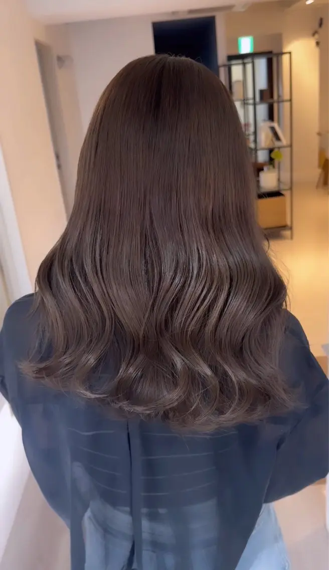 ロング カラー カット ヘアカラー schon 仙台のヘアスタイル