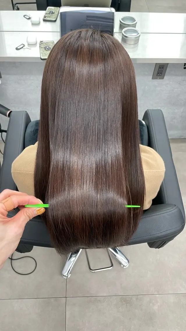 ロング カット 縮毛矯正 トリートメント CYNTHIADUE 店長｜ IRISUのヘアスタイル