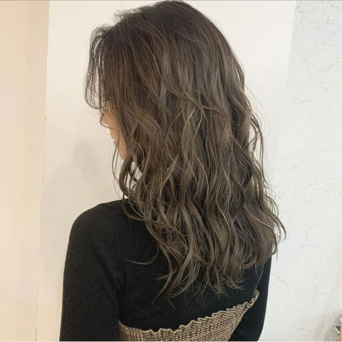 ロング カラー グラデーションカラー ハイライトカラー ハイライト 渋谷ブリーチカラー 韓国ヘアyuikoのヘアスタイル