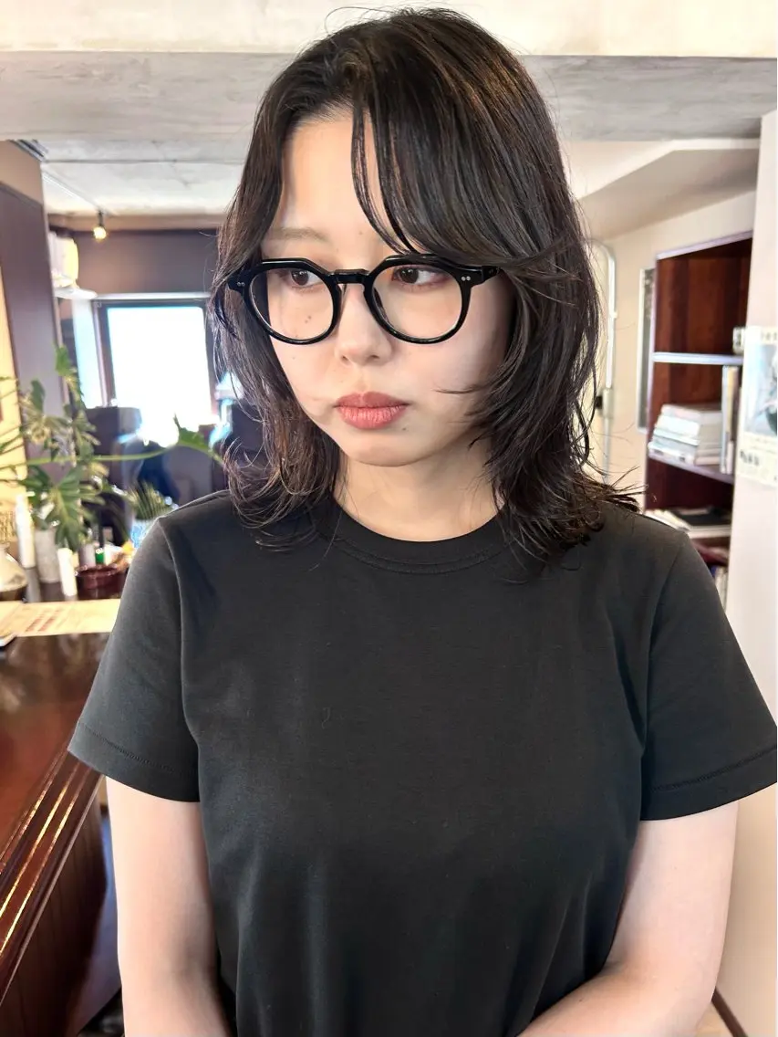 セミロング パーマ カット パーマ トリートメント Masaki レイヤーカットのヘアスタイル
