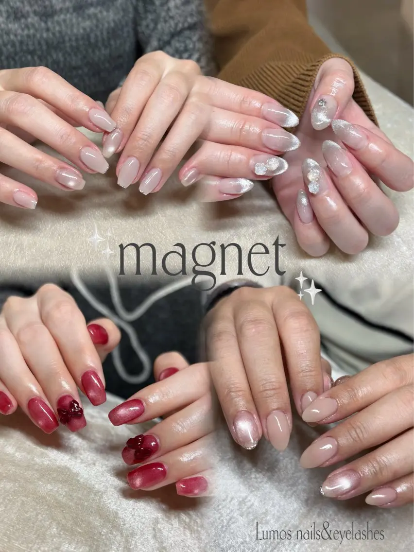 他店ソフトジェルオフ無料🫧ハンドマグネットワンカラー💅の写真