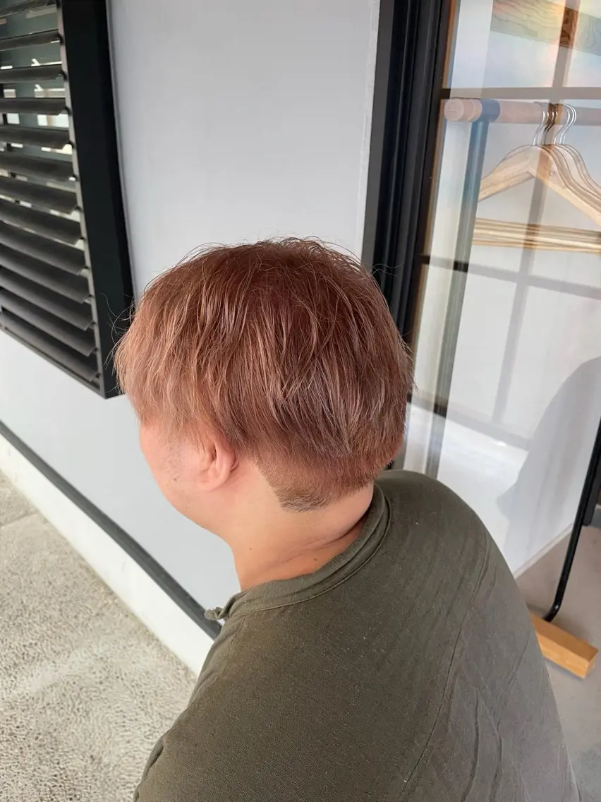 カラー ベージュカラー ハイライトカラー ピンクカラー ヘアカラー 林 菜穂実のヘアスタイル