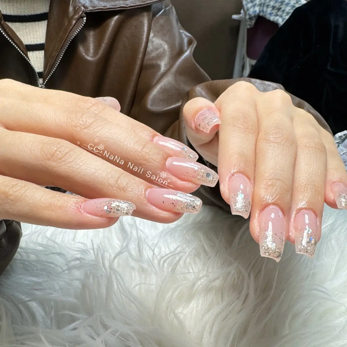 ネイル ハンドネイル 💎CC・NaNa 韓国風ネイル🌙Cのネイルデザイン
